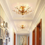 Crystal Chandelier Vintage 4 Lights Gold - Home & Garden > Lighting