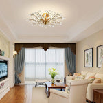 Crystal Chandelier Vintage 5 Lights Gold - Home & Garden > Lighting