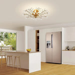 Crystal Chandelier Vintage 5 Lights Gold - Home & Garden > Lighting