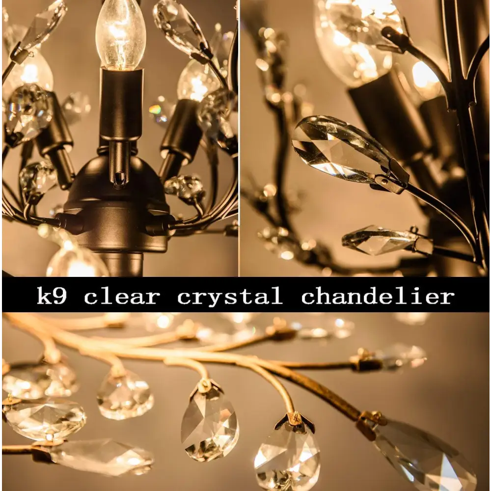 Crystal Chandeliers Lighting 3 Light Vintage - Home & Garden > Lighting