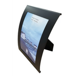 Curve Picture Photo Frame Curved Aluminium Portrait 10cm x 15cm (4’’x6’’) - Black - Home & Garden > Decor
