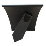 Curve Picture Photo Frame Curved Aluminium Portrait 10cm x 15cm (4’’x6’’) - Black - Home & Garden > Decor