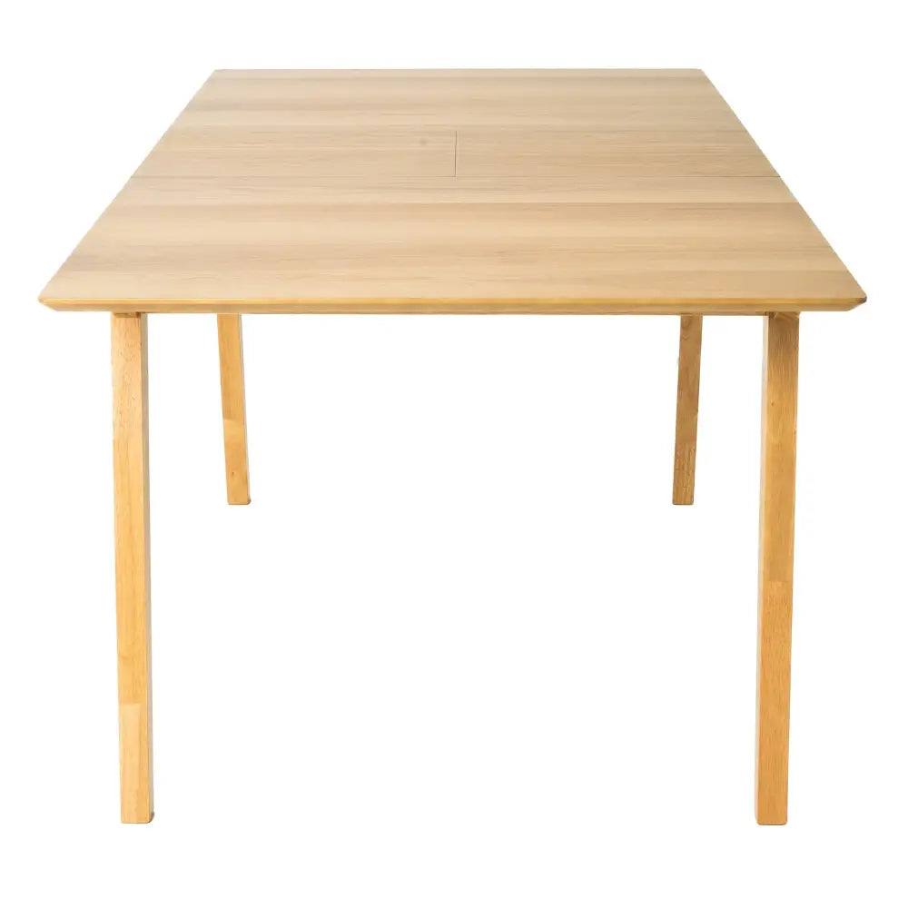 Cusco 150cm - 190cm Extendable Dining Table Scandinavian Style Solid Rubberwood - Furniture > Dining