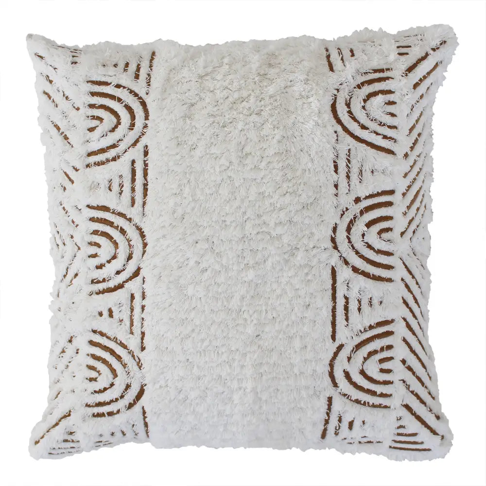 Cushion Cover-Boho Textured Single Sided-Africa-50cm x 50cm - Home & Garden > Bedding