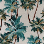 Cushion Cover-Coastal Fringe Natural-Palm Trees Natural-35cm x 50cm - Home & Garden > Bedding