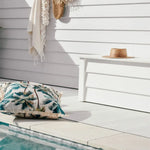 Cushion Cover-Coastal Fringe Natural-Palm Trees Natural-60cm x 60cm - Home & Garden > Bedding