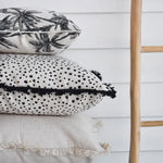 Cushion Cover-Coastal Fringe Natural-Solid Natural-60cm x 60cm - Home & Garden > Bedding