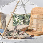 Cushion Cover-Coastal Fringe Natural-Solid Natural-60cm x 60cm - Home & Garden > Bedding
