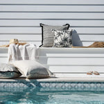 Cushion Cover-Coastal Fringe Natural-Solid Natural-60cm x 60cm - Home & Garden > Bedding