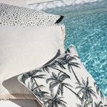 Cushion Cover-Coastal Fringe Natural-Solid Natural-60cm x 60cm - Home & Garden > Bedding