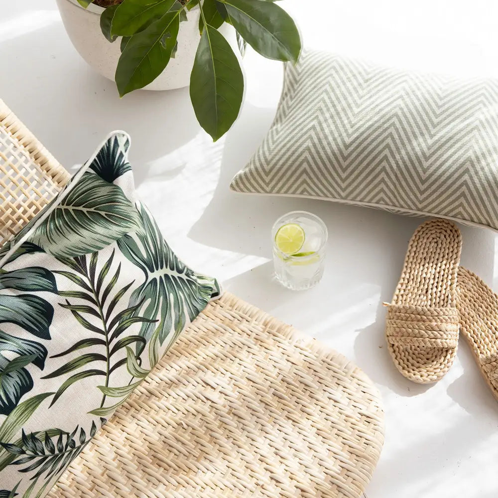 Cushion Cover-With Piping-Boracay-35cm x 50cm - Home & Garden > Bedding