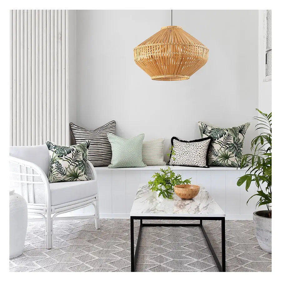 Cushion Cover-With Piping-Boracay-60cm x 60cm - Home & Garden > Bedding