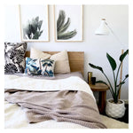 Cushion Cover-With Piping-Palm Trees Natural-35cm x 50cm - Home & Garden > Bedding