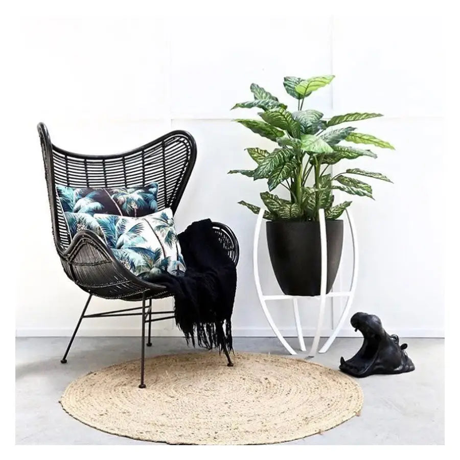 Cushion Cover-With Piping-Palm Trees Natural-45cm x 45cm - Home & Garden > Bedding