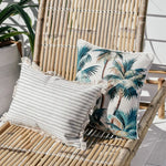 Cushion Cover-With Piping-Palm Trees Natural-45cm x 45cm - Home & Garden > Bedding