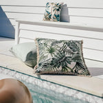 Cushion Cover-With Piping-Palm Trees Natural-45cm x 45cm - Home & Garden > Bedding