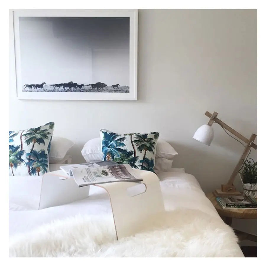 Cushion Cover-With Piping-Palm Trees Natural-60cm x 60cm - Home & Garden > Bedding