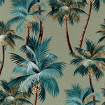 Cushion Cover-With Piping-Palm Trees Sage-45cm x 45cm - Home & Garden > Bedding