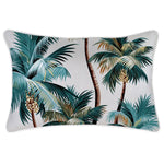 Cushion Cover-With Piping-Palm Trees White-35cm x 50cm - Home & Garden > Bedding