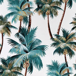 Cushion Cover-With Piping-Palm Trees White-45cm x 45cm - Home & Garden > Bedding