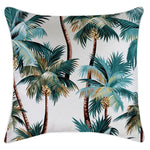 Cushion Cover-With Piping-Palm Trees White-60cm x 60cm - Home & Garden > Bedding