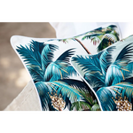 Cushion Cover-With Piping-Palm Trees White-60cm x 60cm - Home & Garden > Bedding