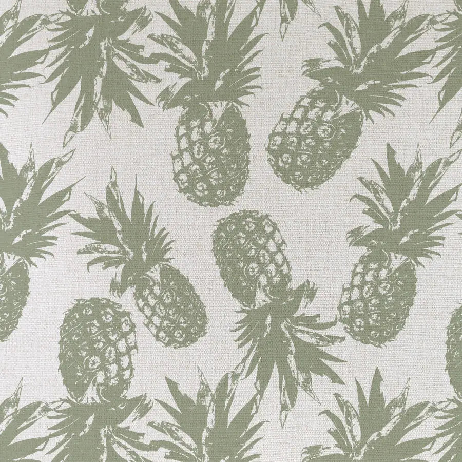 Cushion Cover-With Piping-Pineapples Sage-60cm x 60cm - Home & Garden > Bedding