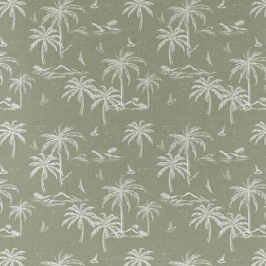 Cushion Cover-With Piping-Postcards Sage-45cm x 45cm - Home & Garden > Bedding