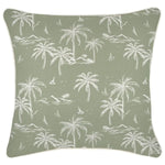 Cushion Cover-With Piping-Postcards Sage-45cm x 45cm - Home & Garden > Bedding