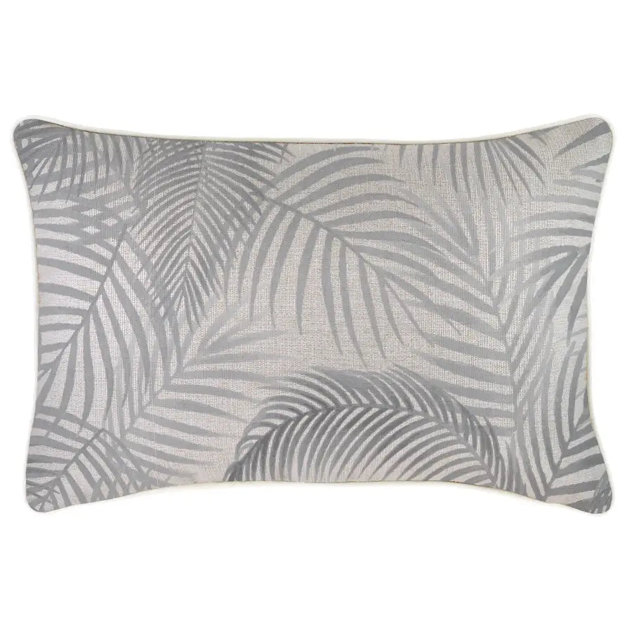 Cushion Cover-With Piping-Seminyak Smoke-35cm x 50cm - Home & Garden > Bedding