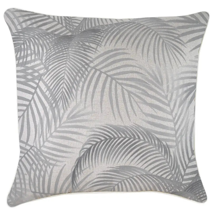 Cushion Cover-With Piping-Seminyak Smoke-60cm x 60cm - Home & Garden > Bedding