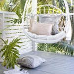 Cushion Cover-With Piping-Seminyak Smoke-60cm x 60cm - Home & Garden > Bedding