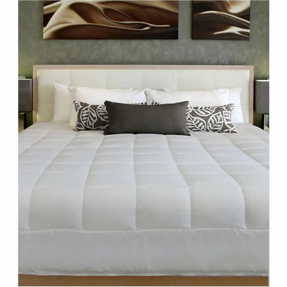 Cushion Quilt Grey Single - Home & Garden > Bedding