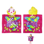 Cute Kids Cotton Hooded Towel Poncho 60 x 120 cm Fairy - Home & Garden > Bedding > Blankets & Throws