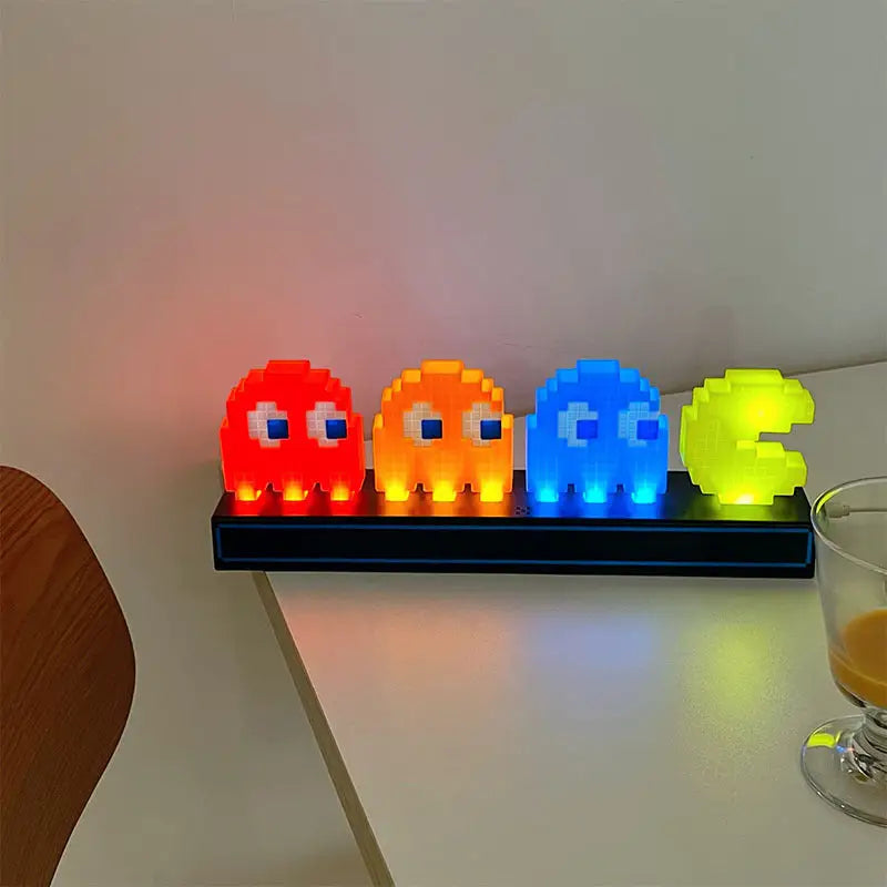 Cute Pac-Man Night Light Set with 3-Level Dimming - Home & Garden > Lighting > Night Lights & Ambient Lighting