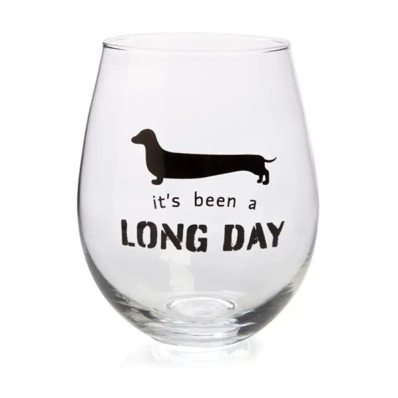Dachshund Stemless Wine Glass - Home & Garden > Kitchenware