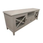 Daisy ETU Entertainment TV Unit 170cm Solid Acacia Wood Hampton - White - Furniture > Living Room