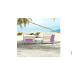 Dandi Fuchsia Plum Purple & White Striped Cushion Cover 40x40cm - Home & Garden > Decor