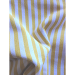 Dandi Mustard Yellow & White Striped Cushion Cover 40x40cm - Home & Garden > Decor
