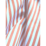 Dandi Orange & White Striped Nautical Cushion Cover 40x40cm - Home & Garden > Decor