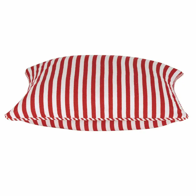 Dandi Red & White Striped Cushion Cover 40x40cm - Home & Garden > Decor