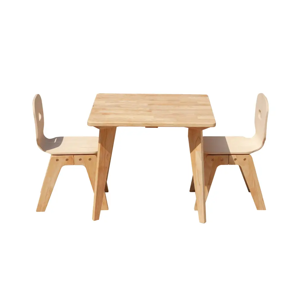Danish Square table and 2 chairs - Baby & Kids > Kid’s Furniture > Kid’s Tables Chairs & Seats