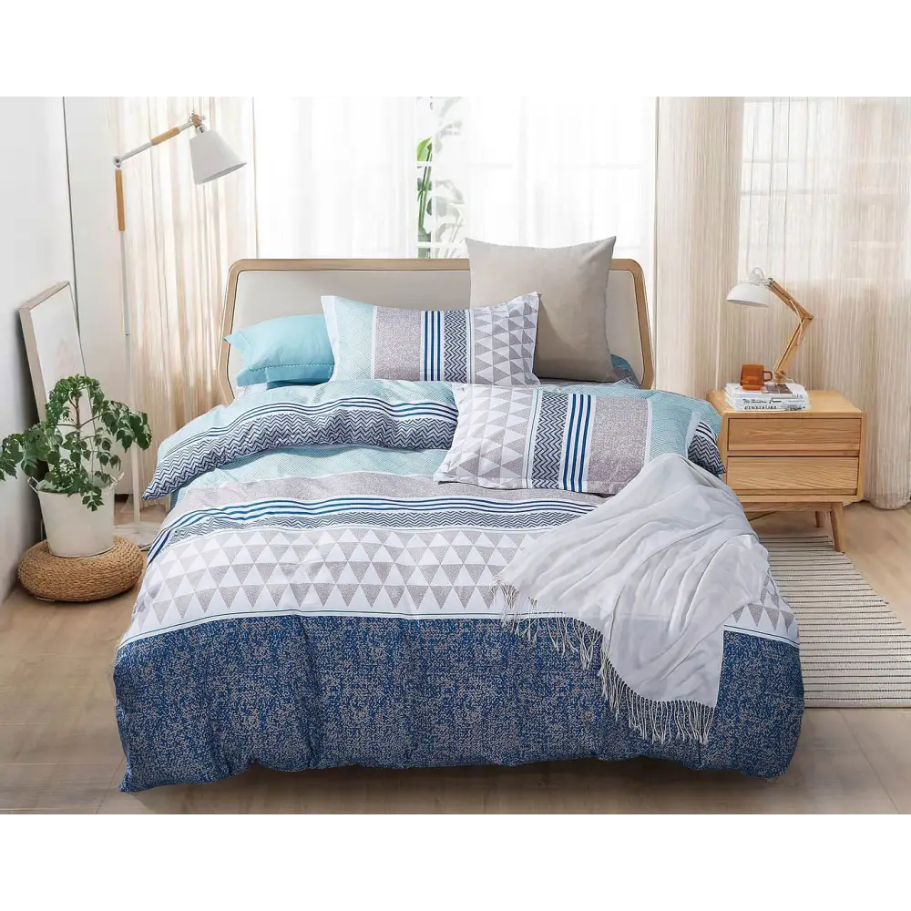 Danya Double Size Quilt/Duvet Cover Set - Home & Garden > Bedding > Duvet Covers