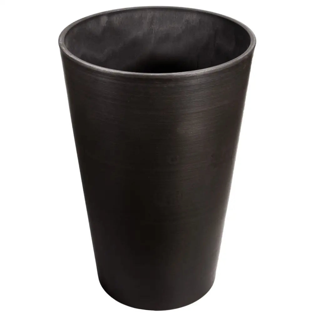 Dark Grey Round Planter 47cm - Home & Garden > Artificial Plants