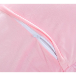 Dark Pink Faux Fur Pillowcase Set - Crystal Velvet Plush Throw Pillow Covers Bedding Accent (50x70cm Pair) - Home &