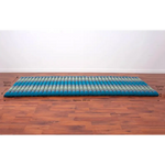 Day bed Roll Out Mattress XL Large Foldout Mat relaxation day bed camping or Yoga Matt Natural Kapok Filled BLUE