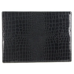 de Burg 4 Piece Table Place Mat Set Placemat with Croc Pattern - Blue - Home & Garden > Kitchenware