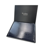 de Burg 4 Piece Table Place Mat Set Placemat with Croc Pattern - Blue - Home & Garden > Kitchenware