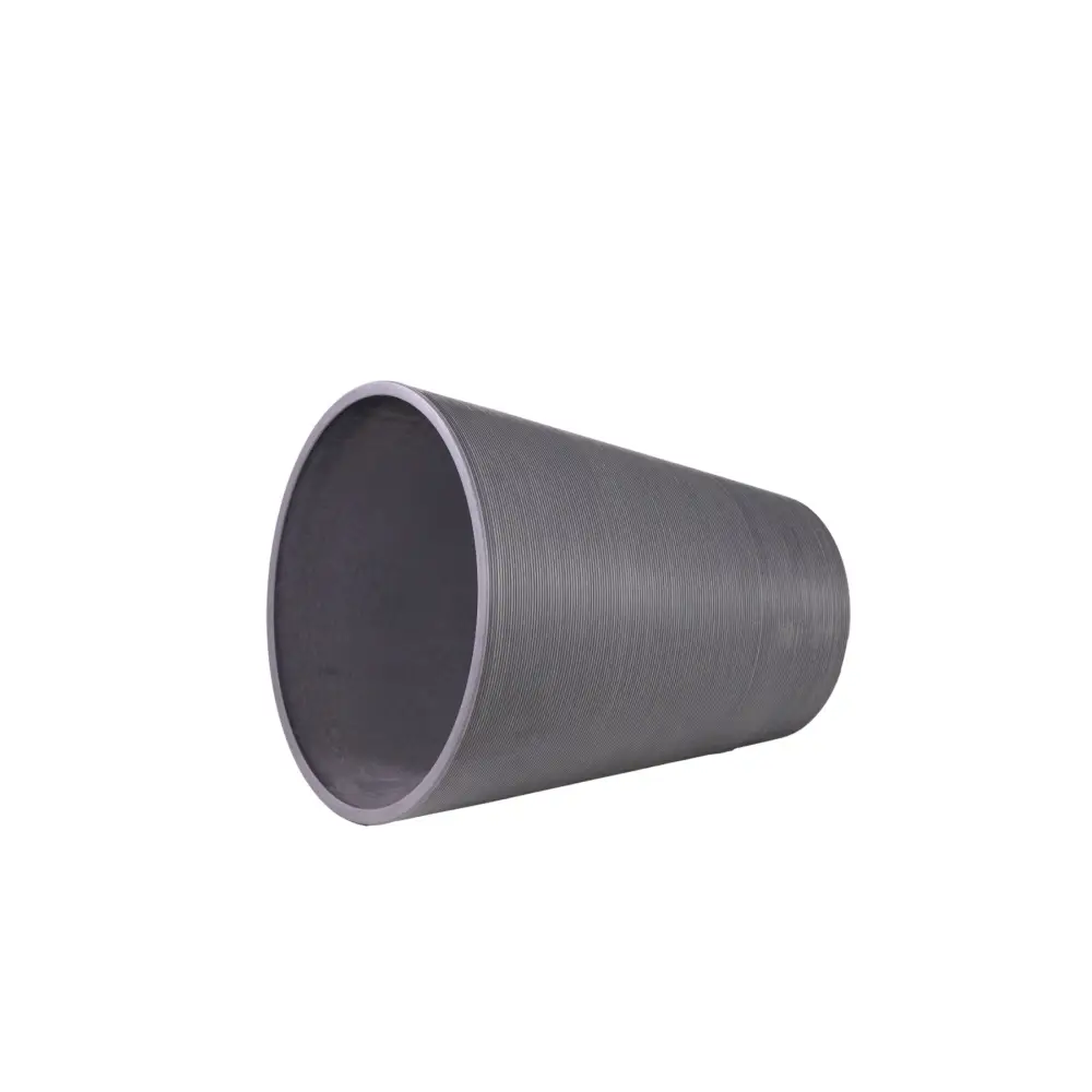 Decorative Textured Round Grey Planter 47cm - Home & Garden > Artificial Plants
