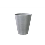 Decorative Textured Round Grey Planter 47cm - Home & Garden > Artificial Plants